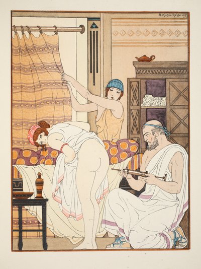 En lavemang, illustration från 