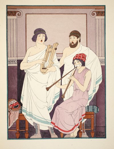 Sound of Music, illustration från "The Works of Hippocrates", 1934 av Joseph Kuhn Regnier