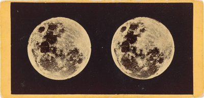 "Månen",1860 (foto) av Joseph L. Bates