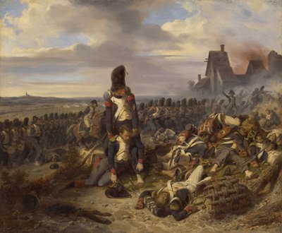 Stridsplats, ca 1825 av Joseph Louis Hippolyte Bellange