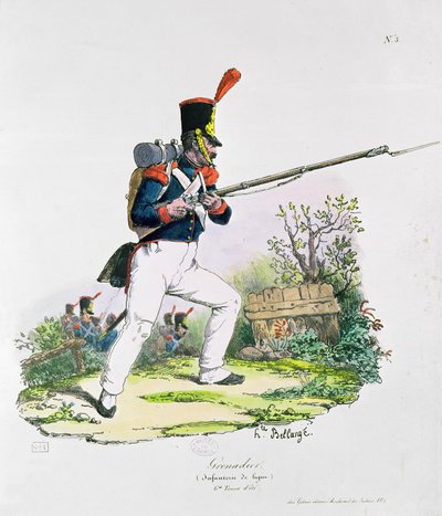 Grenadjärvakt av Joseph Louis Hippolyte Bellange