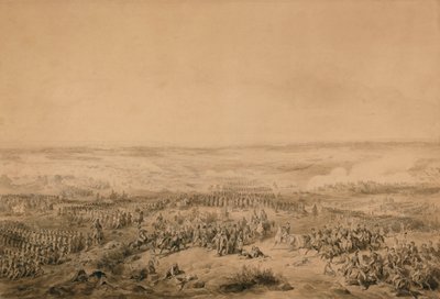 Slaget vid Ocana, c.1844 av Joseph Louis Hippolyte Bellange