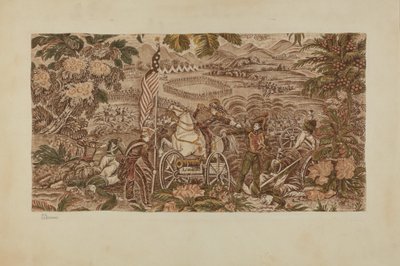 Historisk tryckt textil, ca. 1939. av Joseph Lubrano