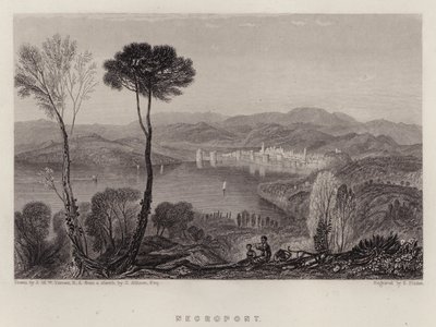 Negropont (färg litho) av Joseph Mallord William (after) Turner