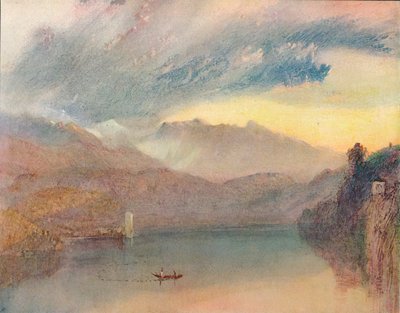 En schweizisk sjö, 1909 av Joseph Mallord William Turner
