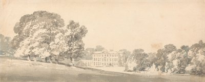Ett georgianskt hus i tre våningar i en park av Joseph Mallord William Turner