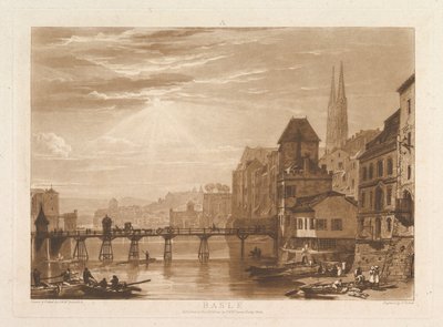 Basel Liber Studiorum, del I, skylt 5, 11 juni 1807. av Joseph Mallord William Turner