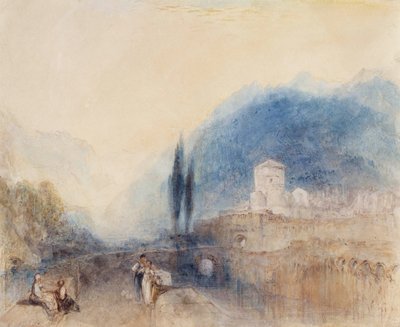 Bellinzona av Joseph Mallord William Turner