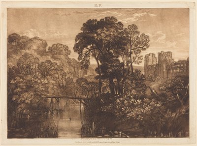Berry Pomeroy Castle av Joseph Mallord William Turner
