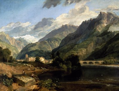 Bonneville, Savoy av Joseph Mallord William Turner
