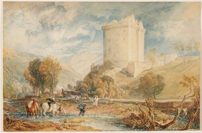 Borthwick Castle av Joseph Mallord William Turner