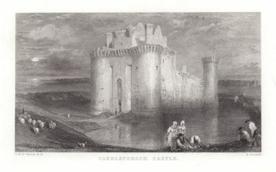 Caerlaverock slott av Joseph Mallord William Turner