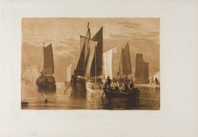 Lugn, tavla 44 från Studieboken av Joseph Mallord William Turner