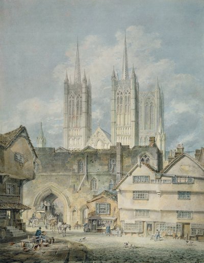 Katedralkyrkan i Lincoln, 1795 av Joseph Mallord William Turner
