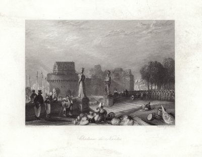 Nantes slott av Joseph Mallord William Turner