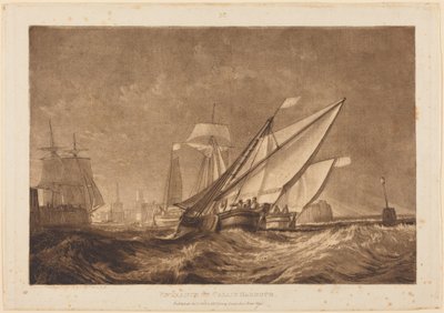 Inloppet till Calais hamn av Joseph Mallord William Turner