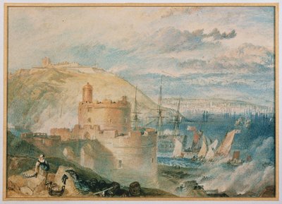 Falmouth Harbour, ca 1825 av Joseph Mallord William Turner
