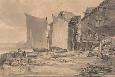 Fiskarstuga, Dover av Joseph Mallord William Turner