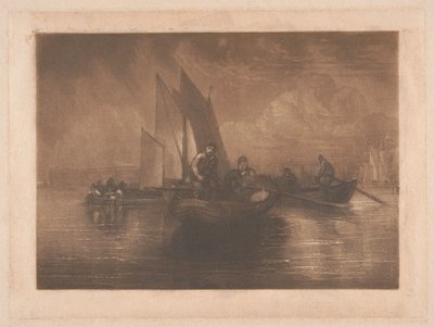 Flundrafiske, Battersea av Joseph Mallord William Turner