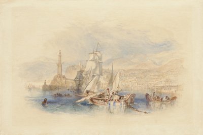 Genua, ca 1832 av Joseph Mallord William Turner
