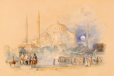 Hagia Sofia av Joseph Mallord William Turner
