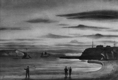 Hamnscen av Joseph Mallord William Turner