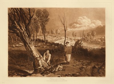 Häckar och diken av Joseph Mallord William Turner