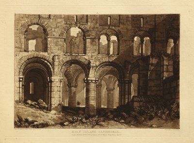 Holy Islands katedral av Joseph Mallord William Turner