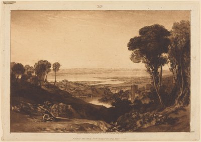 Severns och Wyes sammanflöde av Joseph Mallord William Turner