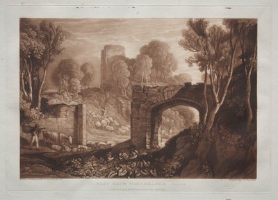Studiebok: East Gate, Winchelsea, Sussex. av Joseph Mallord William Turner