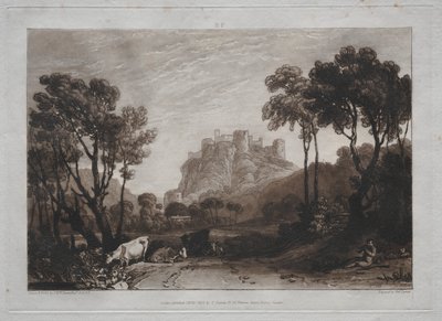 Liber Studiorum: Slottet ovanför ängarna av Joseph Mallord William Turner