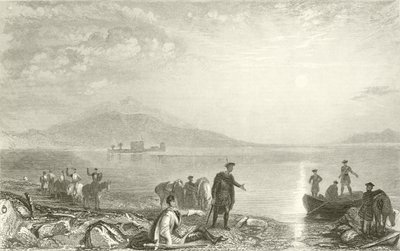 Slottet Loch Leven av Joseph Mallord William Turner