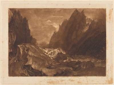 Mer de Glace av Joseph Mallord William Turner