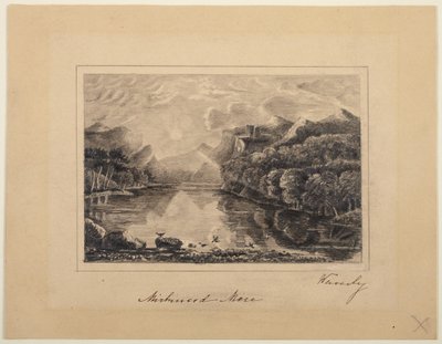 Mirkwood-sjön av Joseph Mallord William Turner