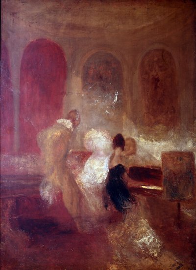 Musikfest, East Cowes Castle, ca 1835 av Joseph Mallord William Turner