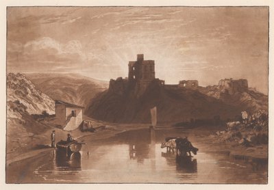 Norham Castle vid Tweed av Joseph Mallord William Turner