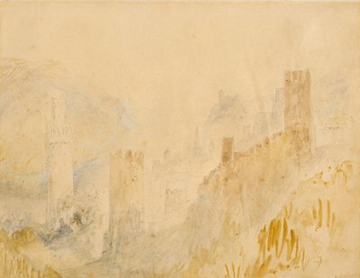 Oberwesel vid Rhen av Joseph Mallord William Turner