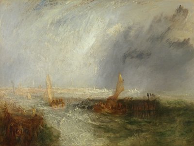 Oostende, 1844. av Joseph Mallord William Turner