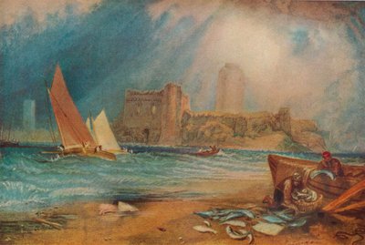 Pembroke Castle, Wales, c1829 av Joseph Mallord William Turner