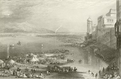 Pilgrimer på den heliga mässan i Hurdwar av Joseph Mallord William Turner