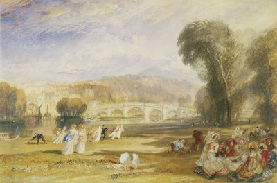 Richmond Hill and Bridge, Surrey, ca 1831 (akvarell på papper) av Joseph Mallord William Turner