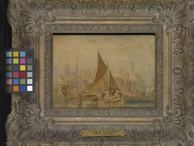 Rochester On The Medway (olja på duk) av Joseph Mallord William Turner