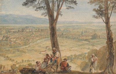 Rom från Monte Mario av Joseph Mallord William Turner