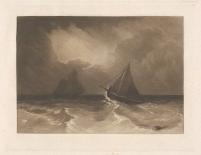 Fartyg och kutter av Joseph Mallord William Turner