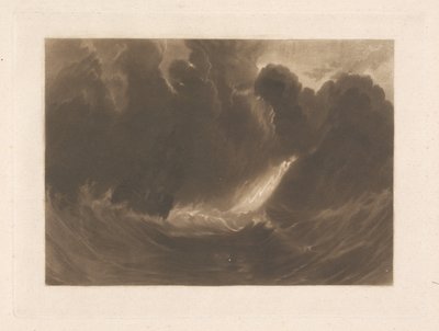 Fartyg i storm av Joseph Mallord William Turner