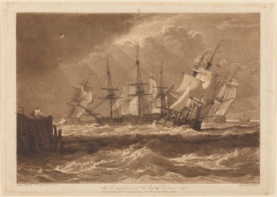 Fartyg i en bris av Joseph Mallord William Turner
