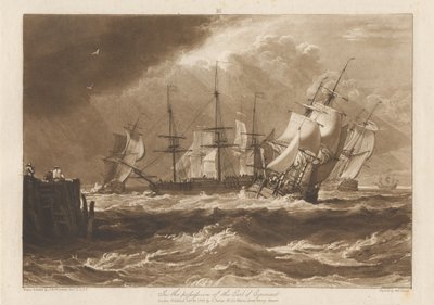 Fartyg i en bris av Joseph Mallord William Turner
