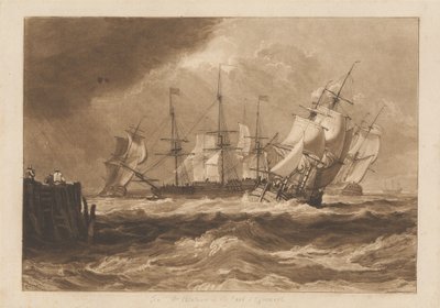Fartyg i en bris av Joseph Mallord William Turner