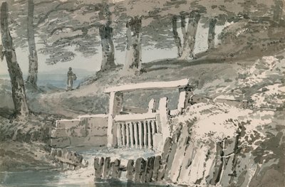Slussport, Netley Abbey, Hampshire av Joseph Mallord William Turner