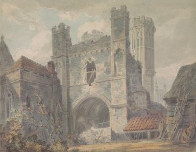 Sankt Augustinus port, Canterbury av Joseph Mallord William Turner